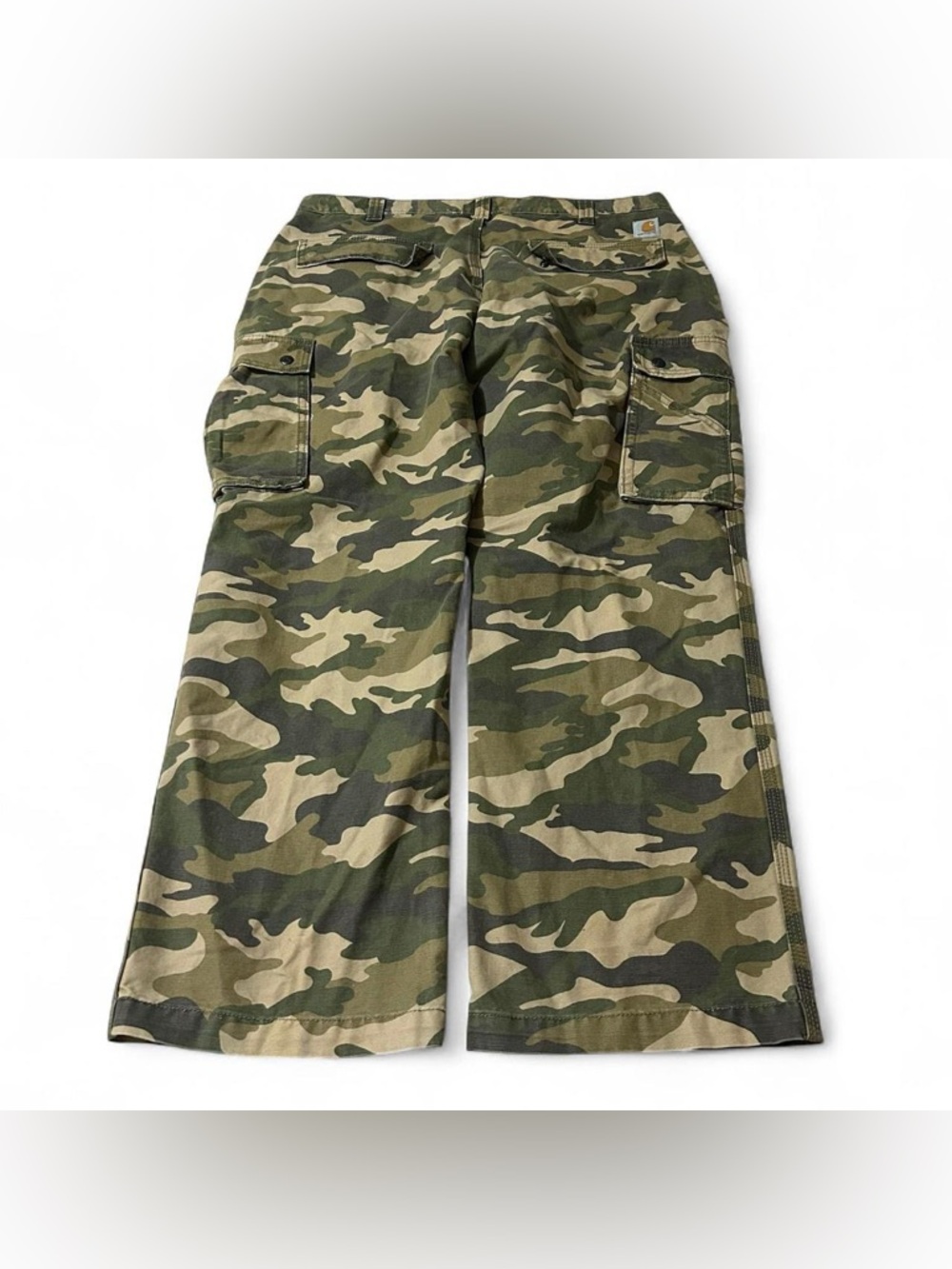 Men’s Carhartt Baggy Camo Cargo Pants Size 38X30